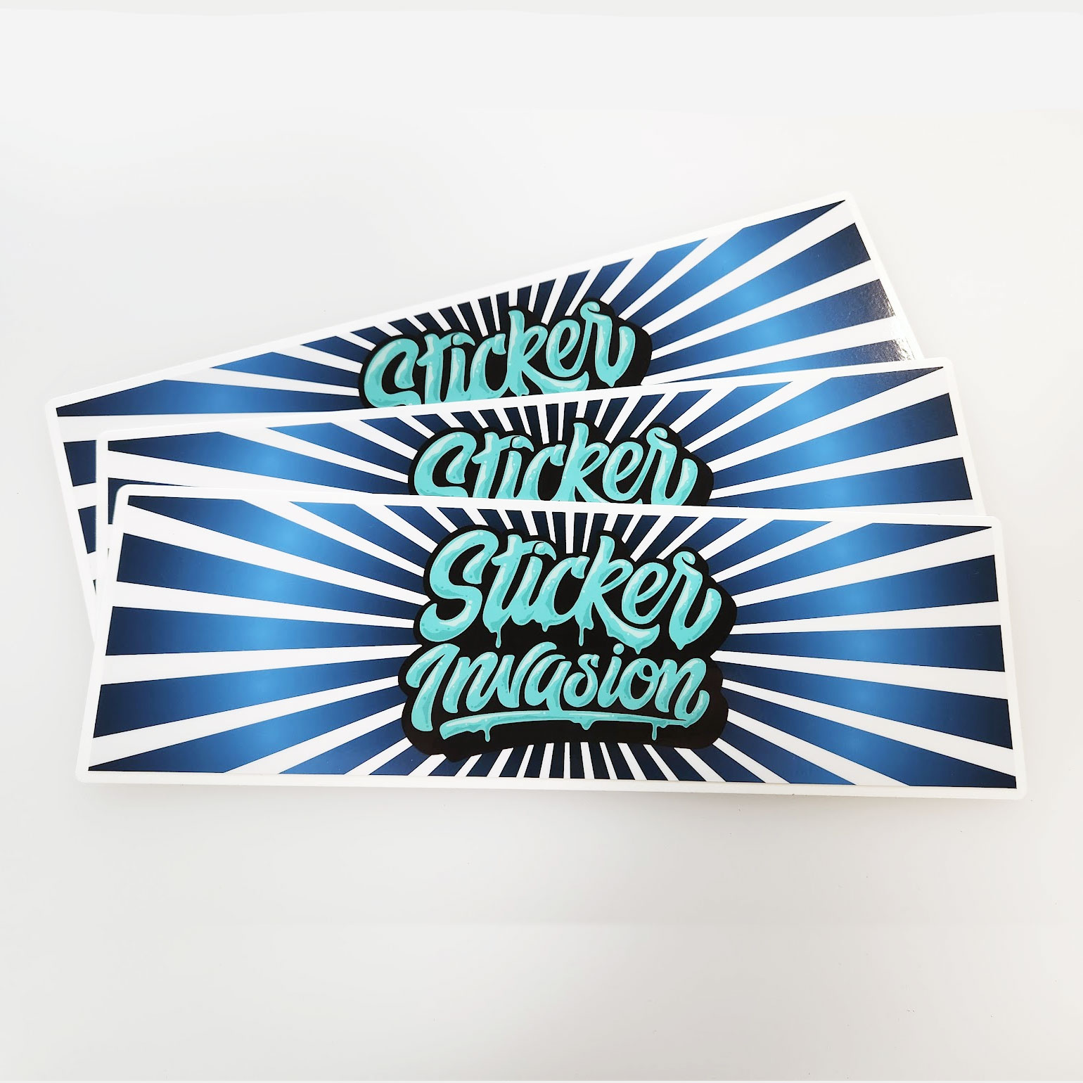 Sticker Invasion Bumper Sticker