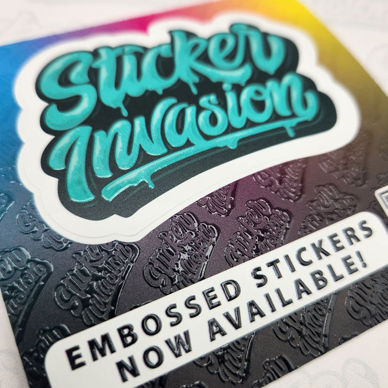 Embossed Sticker